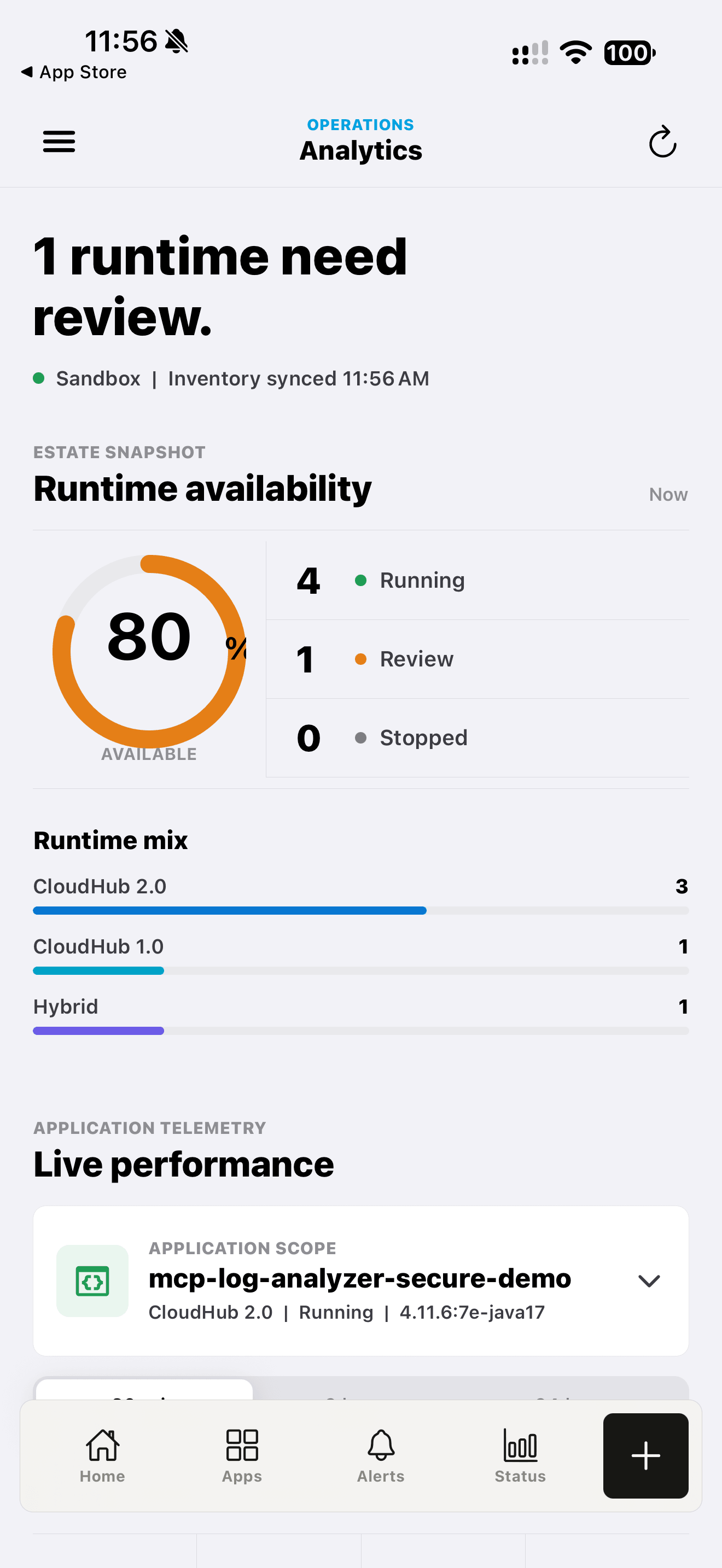 Muleye: Operations analytics